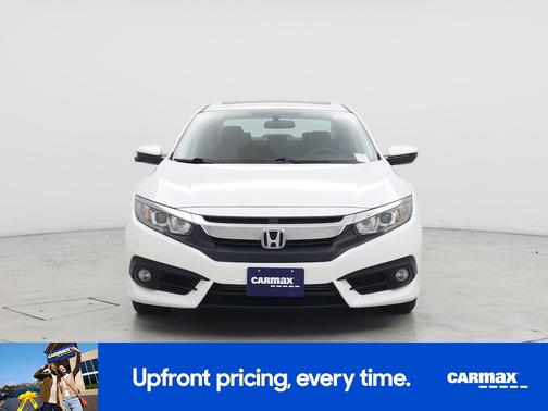 White 2017 Honda Civic EX-T