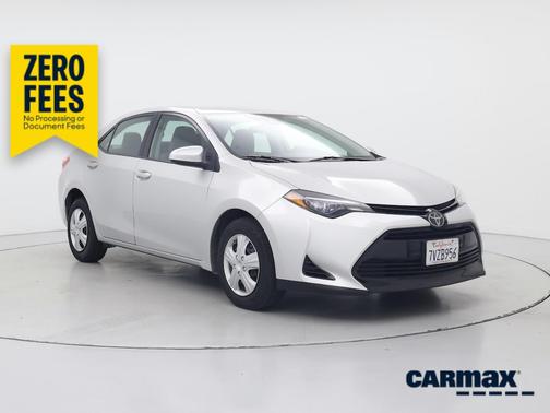Gray 2017 Toyota Corolla L