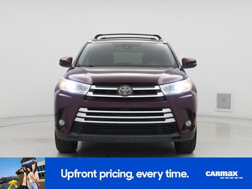 Burgundy 2017 Toyota Highlander XLE