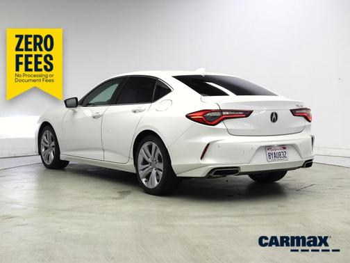 White 2021 Acura TLX Technology