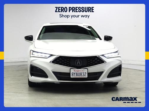 White 2021 Acura TLX Technology