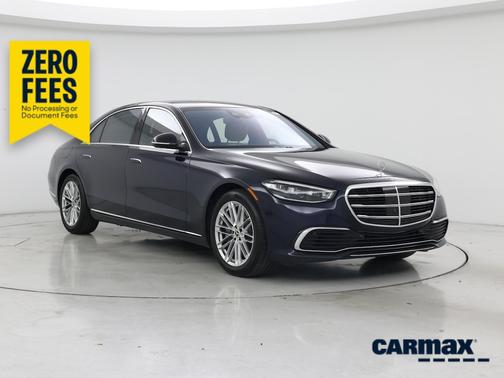 Blue 2022 Mercedes-Benz S-Class