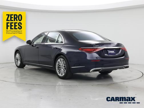 Blue 2022 Mercedes-Benz S-Class