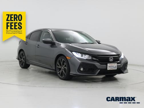 Gray 2017 Honda Civic Sport