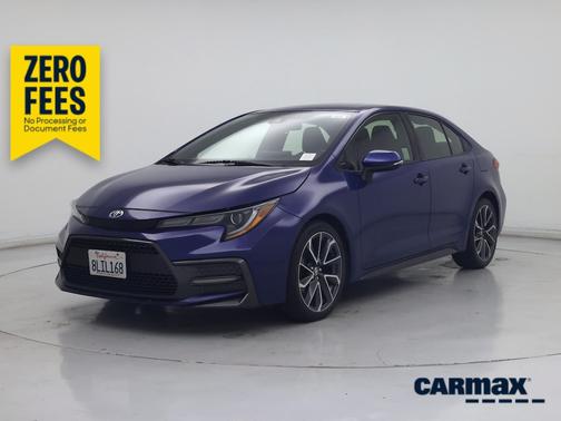 Blue 2020 Toyota Corolla SE