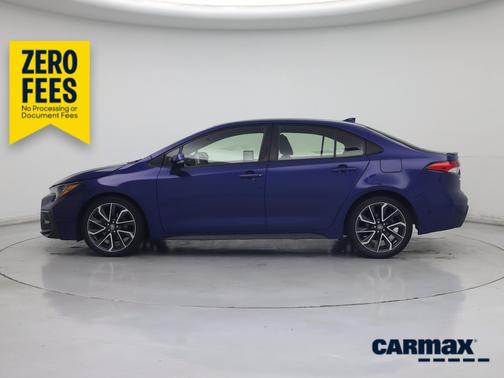 Blue 2020 Toyota Corolla SE