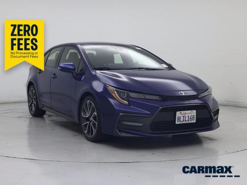 Blue 2020 Toyota Corolla SE