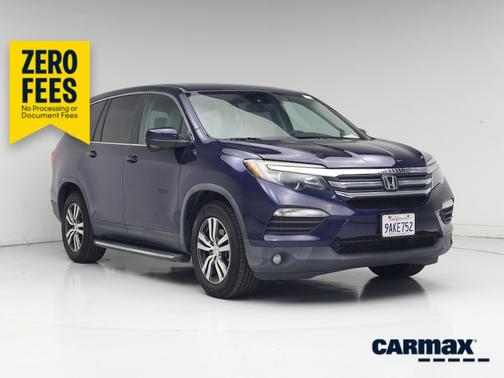 Blue 2017 Honda Pilot EX-L