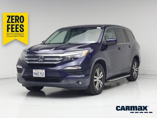 Blue 2017 Honda Pilot EX-L