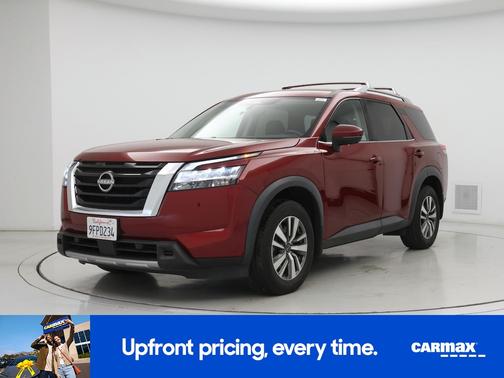 Red 2023 Nissan Pathfinder SL