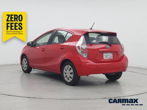 Red 2014 Toyota Prius c Two