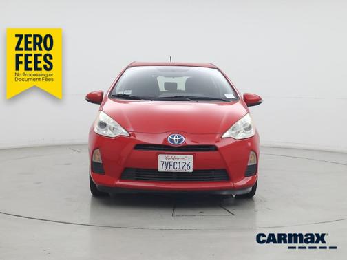 Red 2014 Toyota Prius c Two