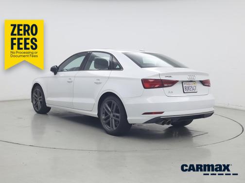 White 2017 Audi A3 Premium