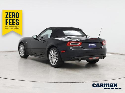 Black 2018 FIAT 124 Spider Lusso
