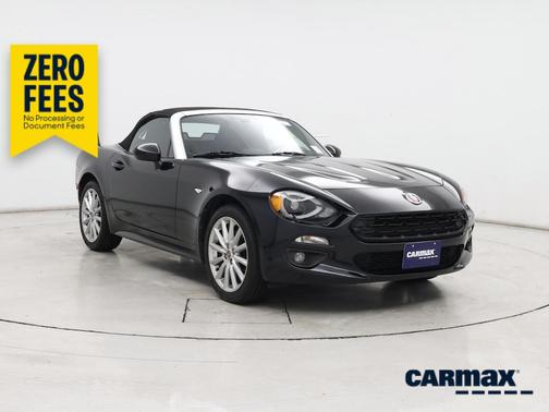 Black 2018 FIAT 124 Spider Lusso
