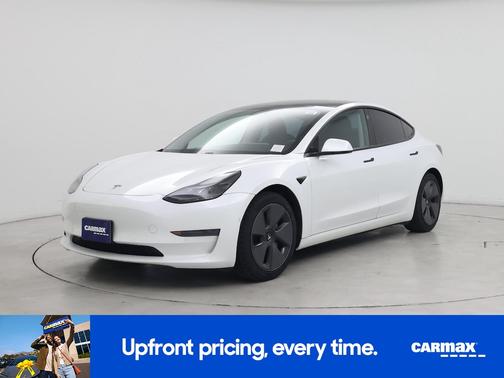 White 2021 Tesla Model 3 Standard Range Plus