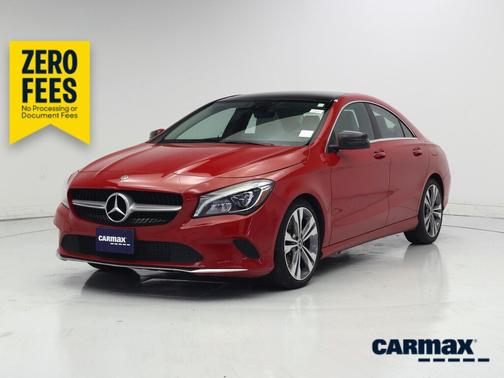 Red 2019 Mercedes-Benz CLA 250