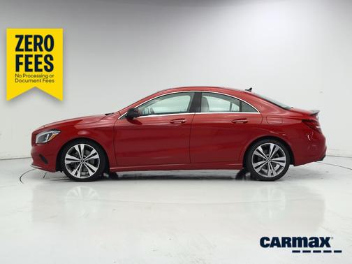 Red 2019 Mercedes-Benz CLA 250