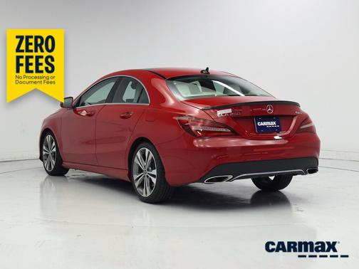 Red 2019 Mercedes-Benz CLA 250