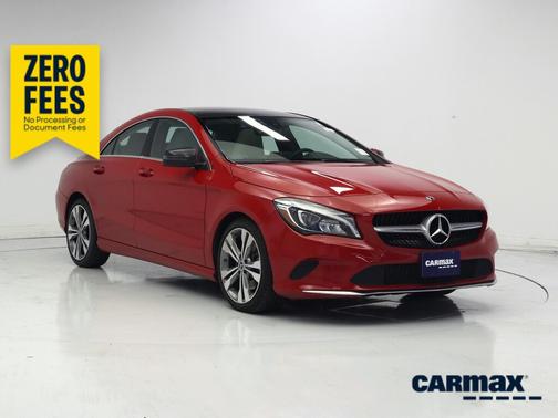 Red 2019 Mercedes-Benz CLA 250