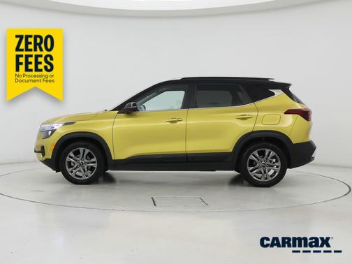 Yellow 2022 Kia Seltos S