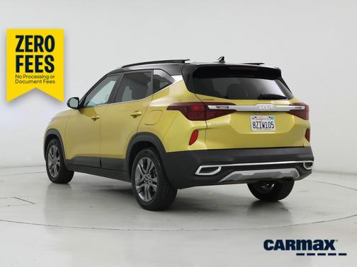 Yellow 2022 Kia Seltos S