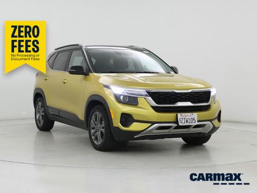 Yellow 2022 Kia Seltos S