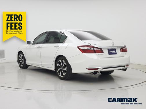 White 2016 Honda Accord EX-L