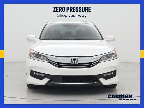 White 2016 Honda Accord EX-L
