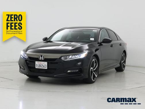 Black 2018 Honda Accord Sport
