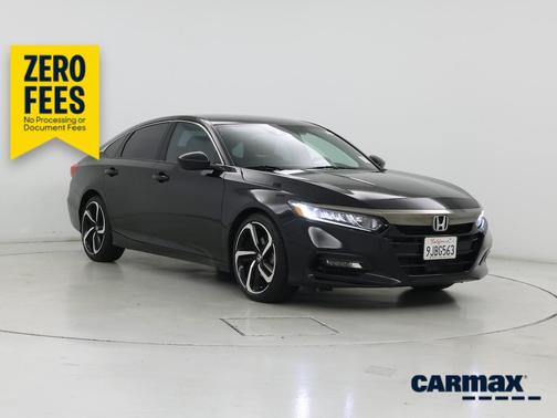 Black 2018 Honda Accord Sport