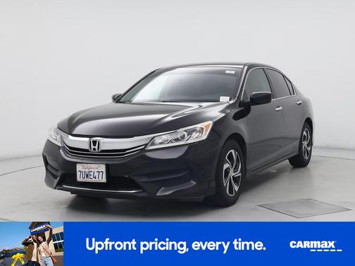 Black 2017 Honda Accord LX