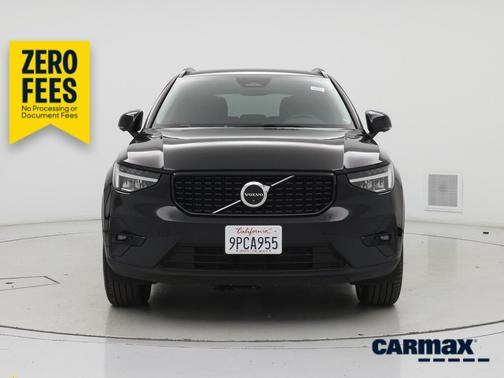 Black 2025 Volvo XC40 B5 Plus Dark Theme