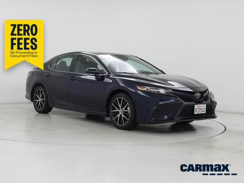 Blue 2021 Toyota Camry SE