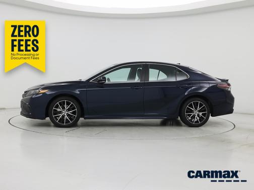 Blue 2021 Toyota Camry SE
