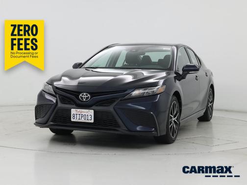 Blue 2021 Toyota Camry SE