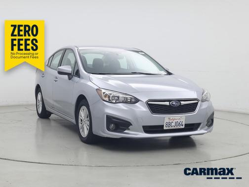 Gray 2018 Subaru Impreza 2.0I Premium