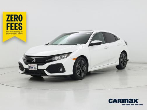 White 2018 Honda Civic EX