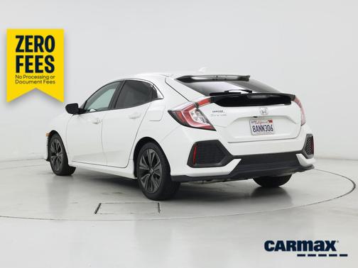 White 2018 Honda Civic EX