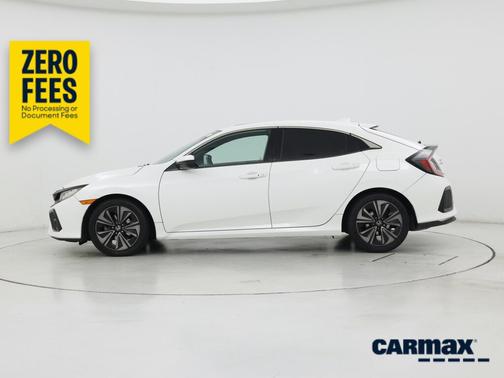 White 2018 Honda Civic EX