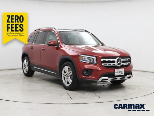 Red 2021 Mercedes-Benz GLB 250