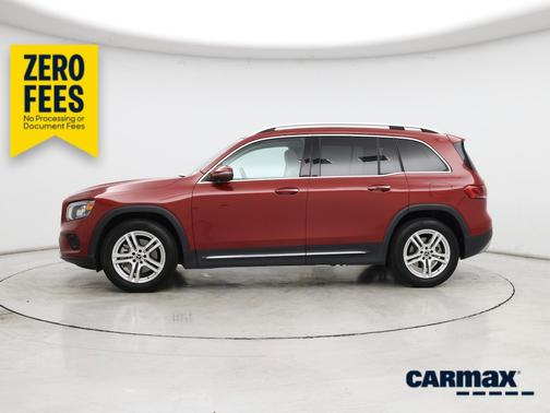 Red 2021 Mercedes-Benz GLB 250