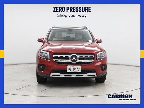 Red 2021 Mercedes-Benz GLB 250