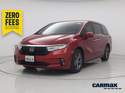 Red 2024 Honda Odyssey EX