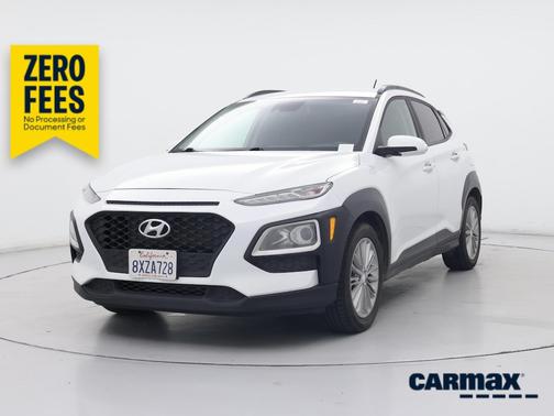 White 2020 Hyundai KONA SEL