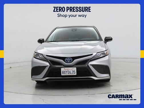 Silver 2021 Toyota Camry Hybrid XSE
