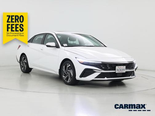White 2025 Hyundai ELANTRA Limited