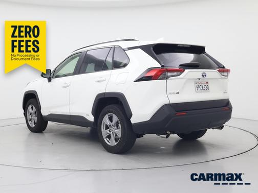 White 2024 Toyota RAV4 Hybrid LE