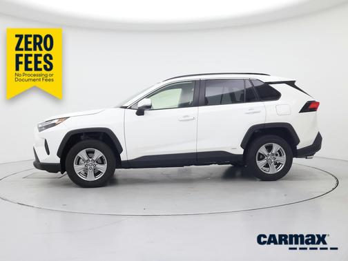 White 2024 Toyota RAV4 Hybrid LE
