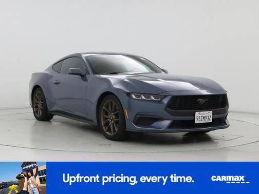 Blue 2025 Ford Mustang Ecoboost Premium